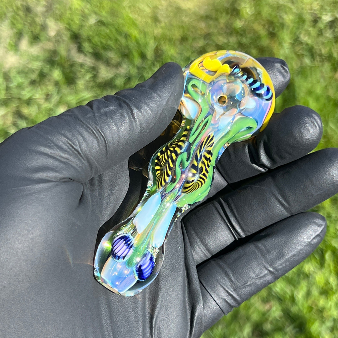 Color Inside Out Spoon 11 Glass Pipe Tiny Mike   