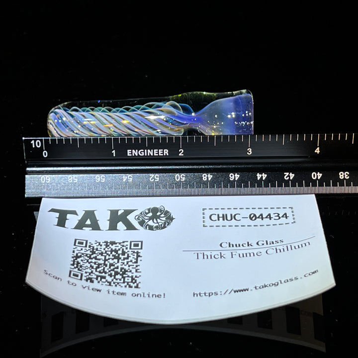 Thick Fume Chillum Glass Pipe Chuck Glass   