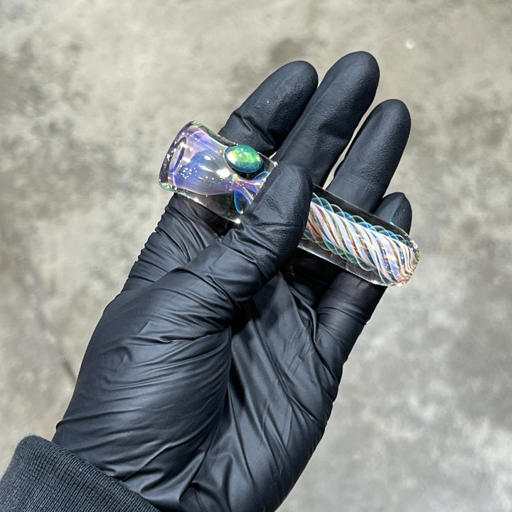 Thick Fume Chillum Glass Pipe Chuck Glass   