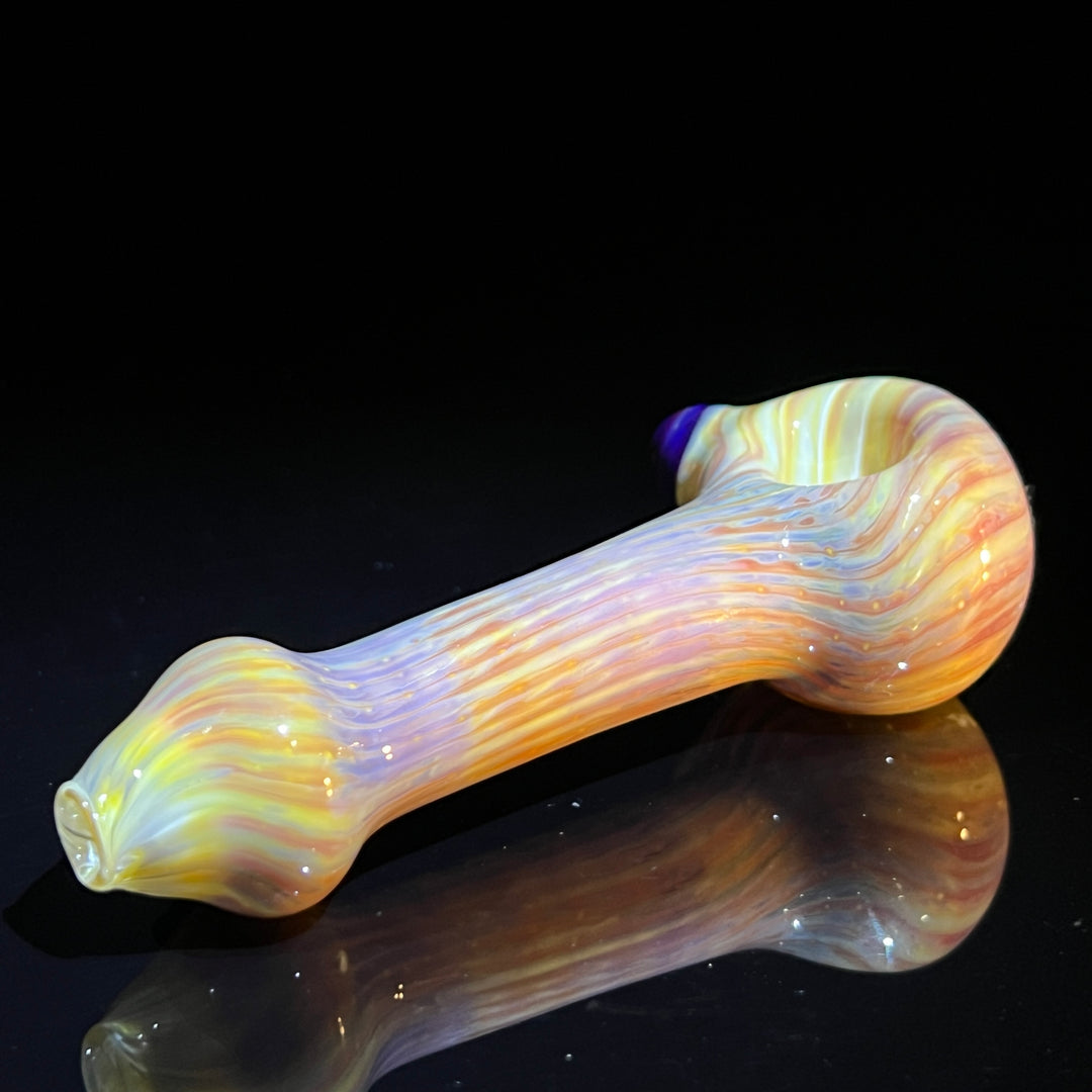 Sea Swirls Spoon Glass Pipe Cose Glass   