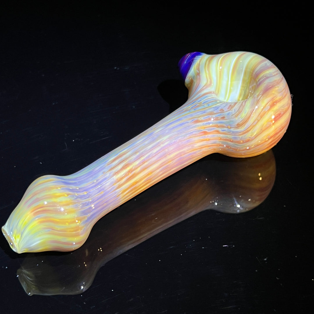 Sea Swirls Spoon Glass Pipe Cose Glass   