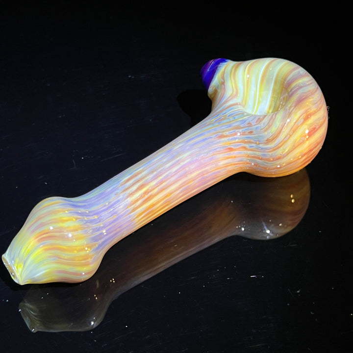 Sea Swirls Spoon Glass Pipe Cose Glass   