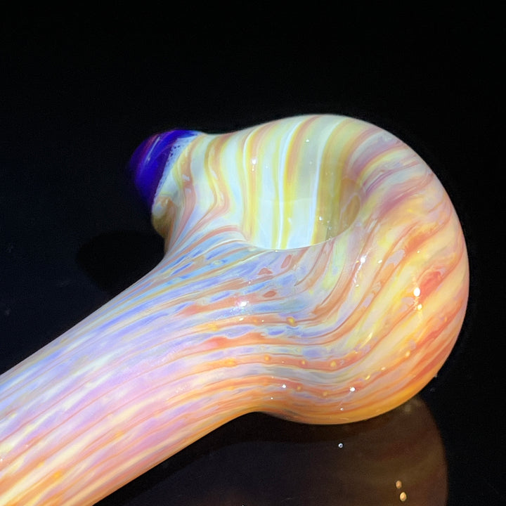 Sea Swirls Spoon Glass Pipe Cose Glass   