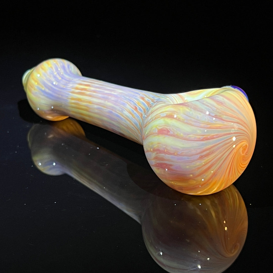 Sea Swirls Spoon Glass Pipe Cose Glass   