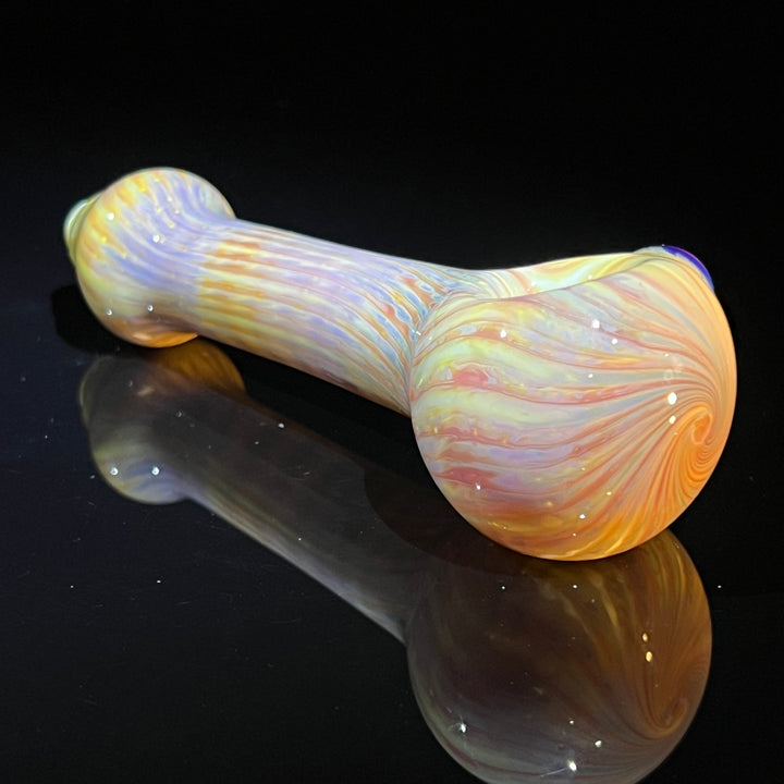 Sea Swirls Spoon Glass Pipe Cose Glass   