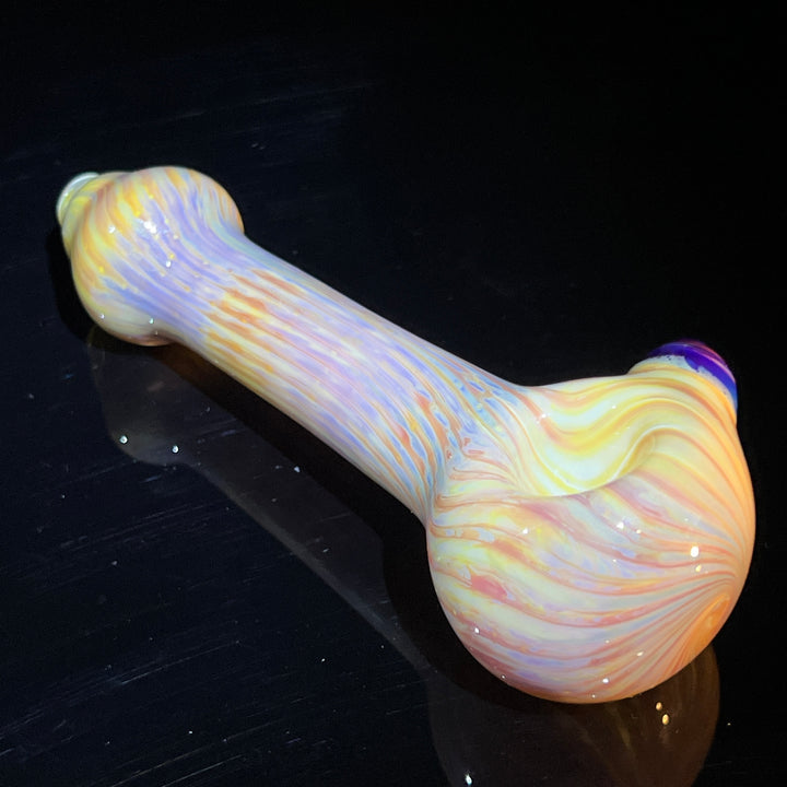 Sea Swirls Spoon Glass Pipe Cose Glass   