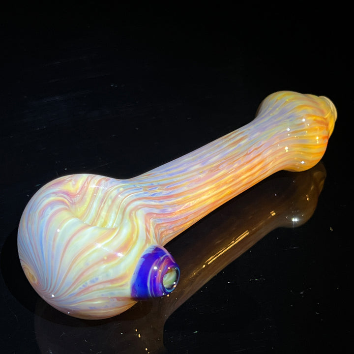 Sea Swirls Spoon Glass Pipe Cose Glass   