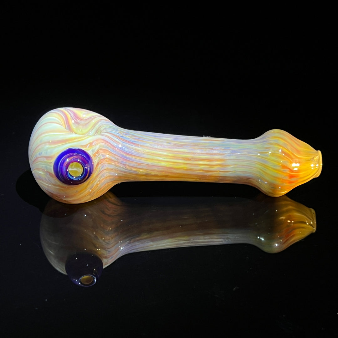 Sea Swirls Spoon Glass Pipe Cose Glass   