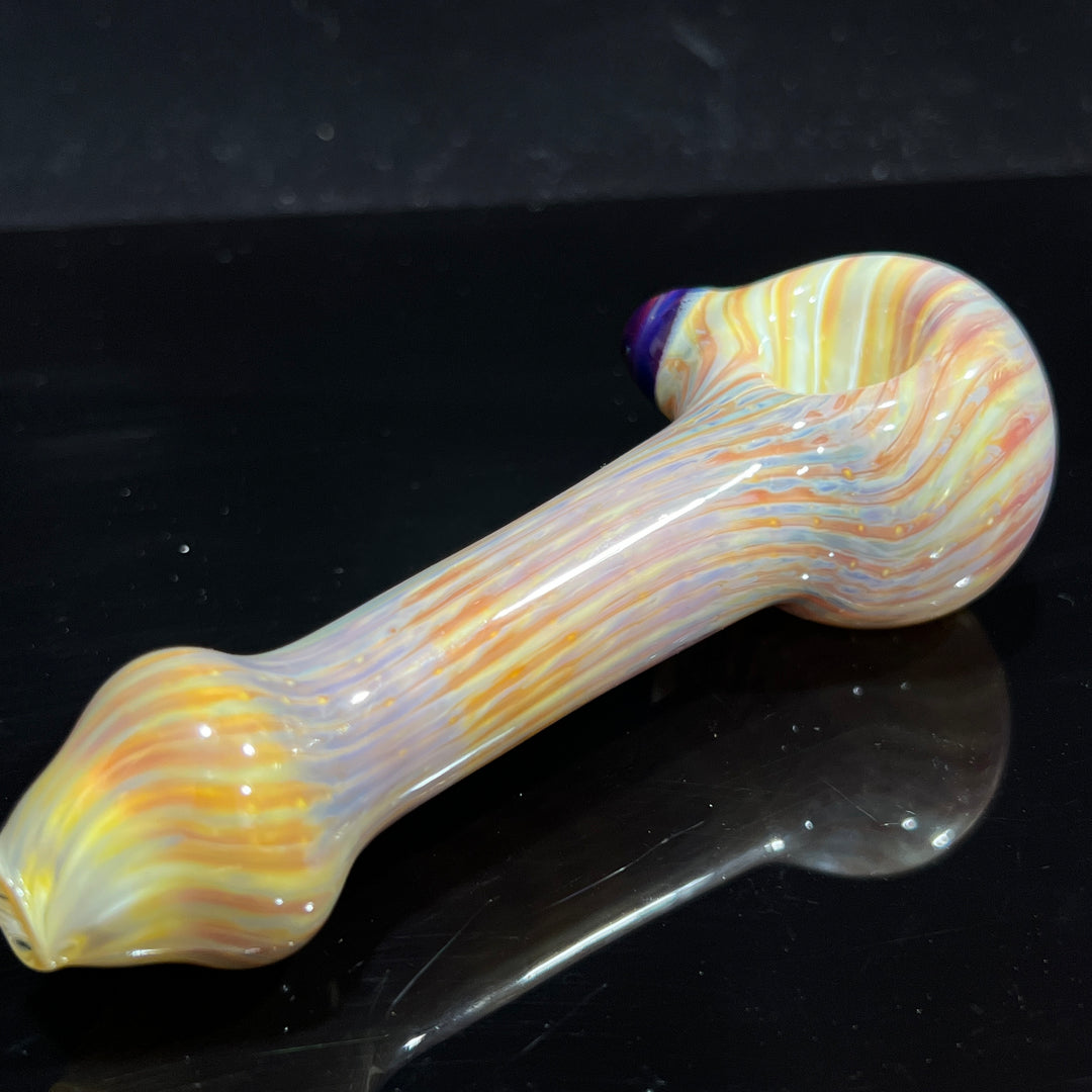 Sea Swirls Spoon Glass Pipe Cose Glass   