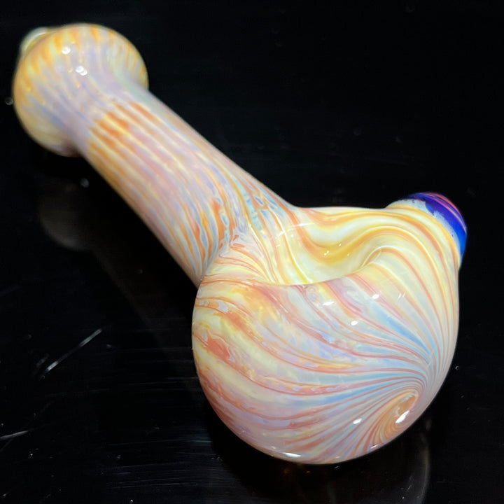 Sea Swirls Spoon Glass Pipe Cose Glass   