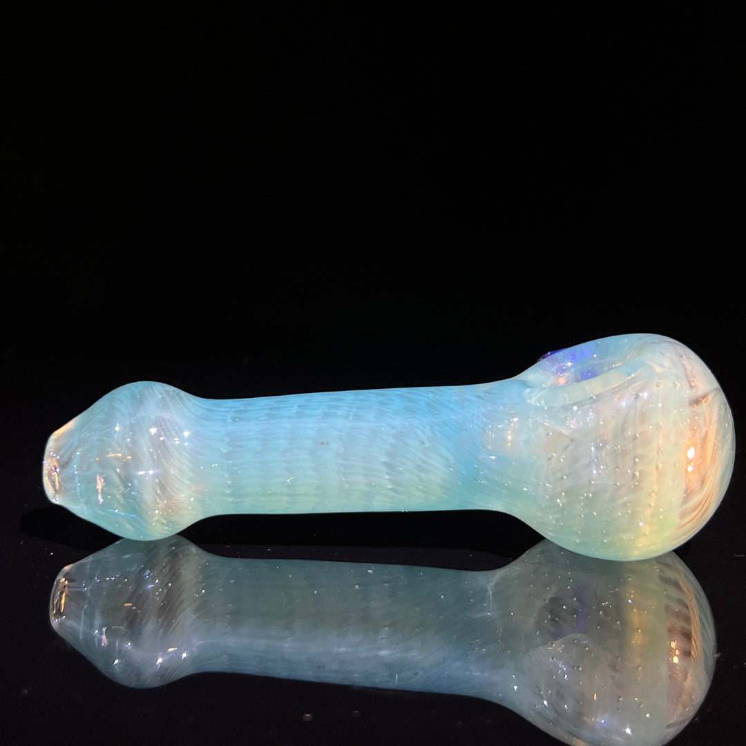 Blue Beach Glass Spoon Glass Pipe Cose Glass   