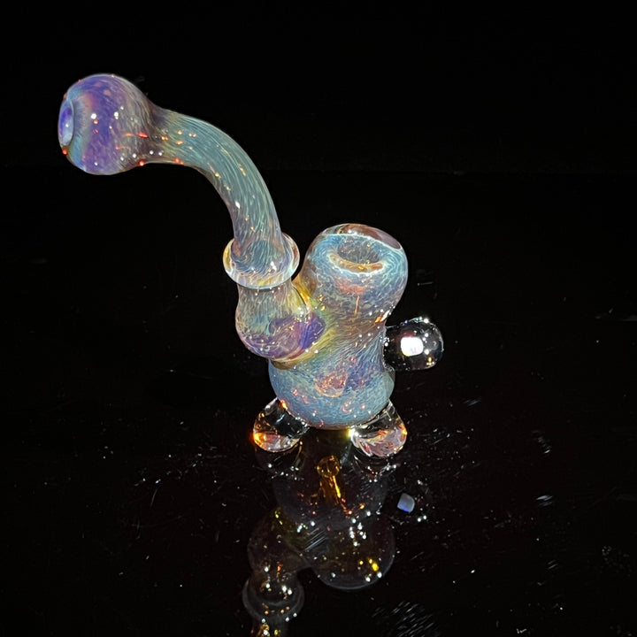 Sunset Opal Sherlock Bubbler Glass Pipe Beezy Glass