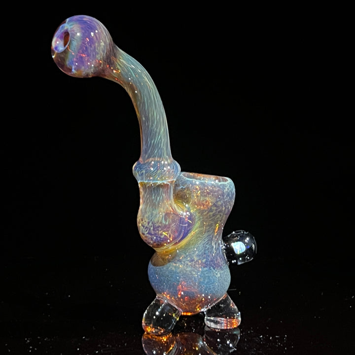 Sunset Opal Sherlock Bubbler Glass Pipe Beezy Glass