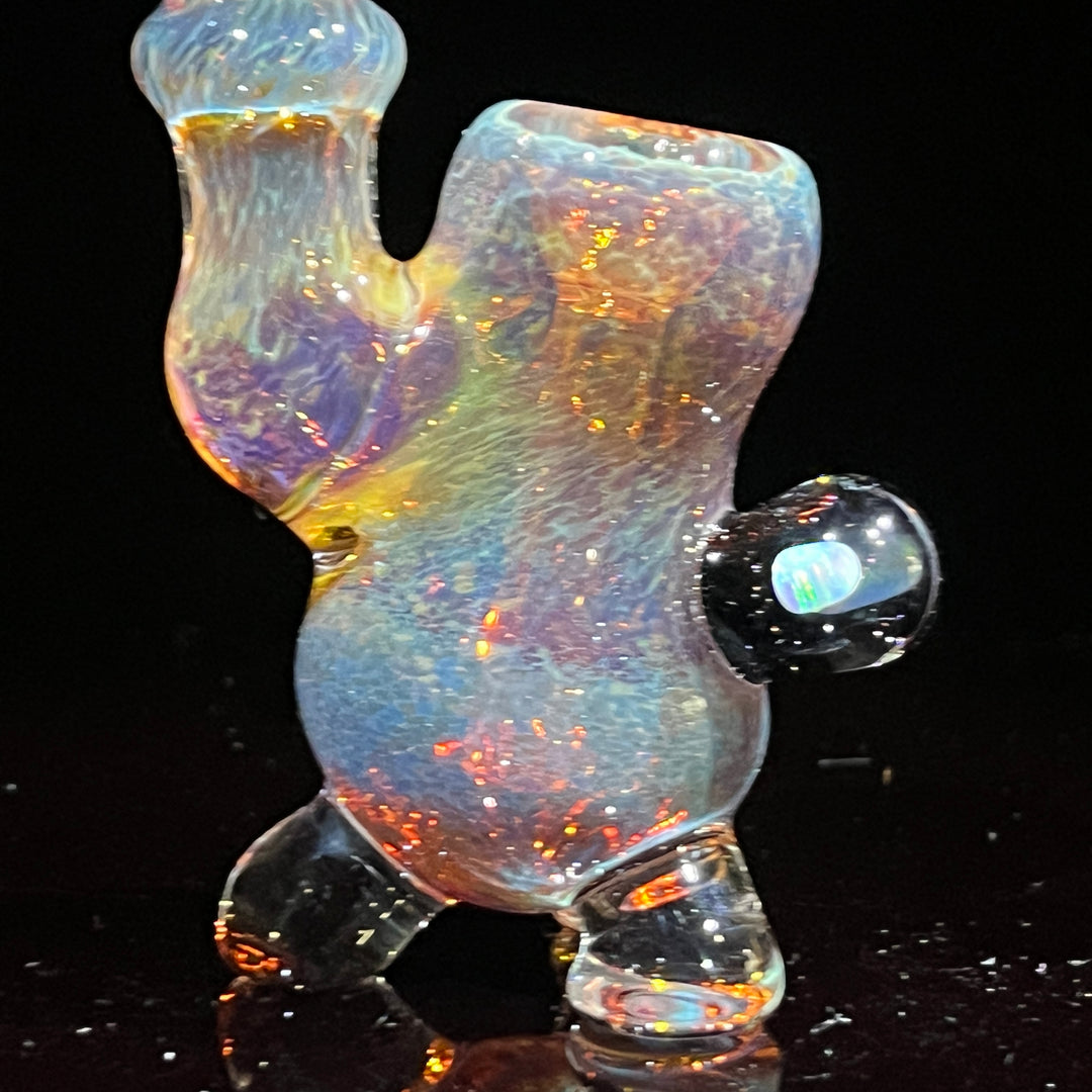 Sunset Opal Sherlock Bubbler Glass Pipe Beezy Glass