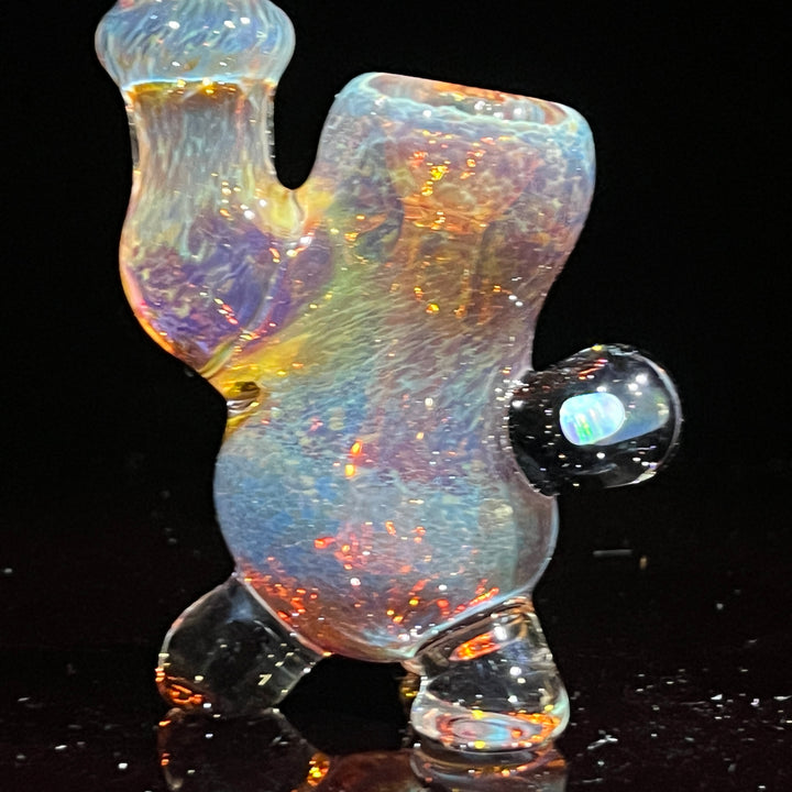 Sunset Opal Sherlock Bubbler Glass Pipe Beezy Glass