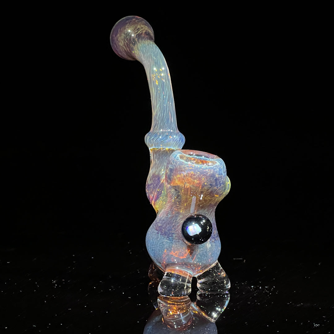 Sunset Opal Sherlock Bubbler Glass Pipe Beezy Glass
