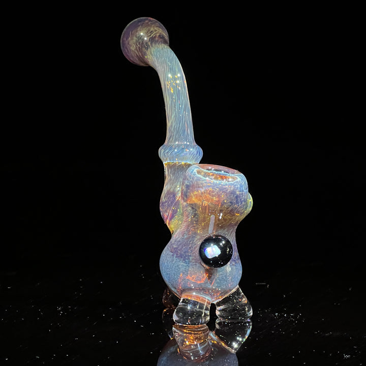 Sunset Opal Sherlock Bubbler Glass Pipe Beezy Glass