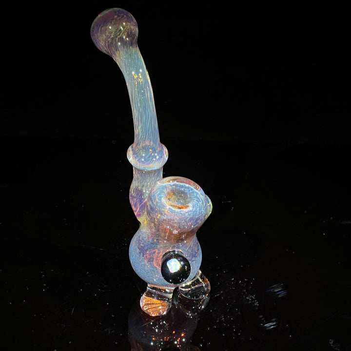 Sunset Opal Sherlock Bubbler Glass Pipe Beezy Glass
