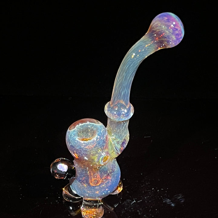 Sunset Opal Sherlock Bubbler Glass Pipe Beezy Glass
