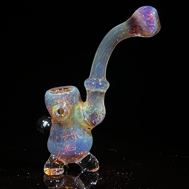 Sunset Opal Sherlock Bubbler Glass Pipe Beezy Glass