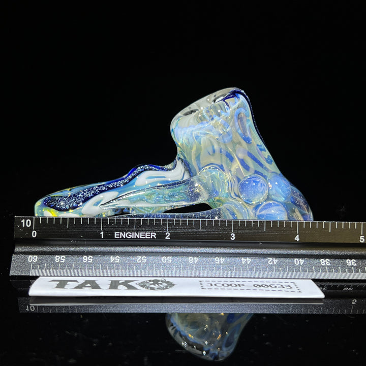 Horned Dichro Hammer Glass Pipe Jeff Cooper   