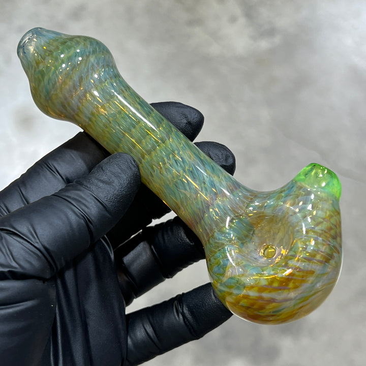 Serpentine Spoon Glass Pipe Cose Glass   