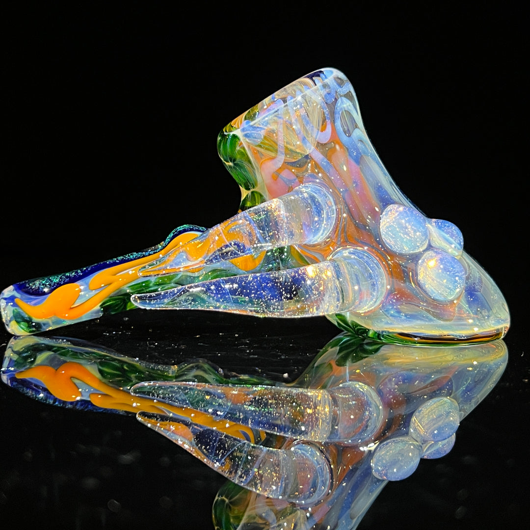 Horned Dichro Hammer Glass Pipe Jeff Cooper   