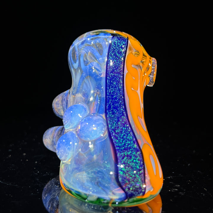 Horned Dichro Hammer Glass Pipe Jeff Cooper   