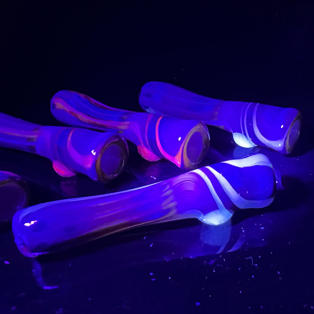 Europa Star UV Chillum Glass Pipe Taggart Glass   