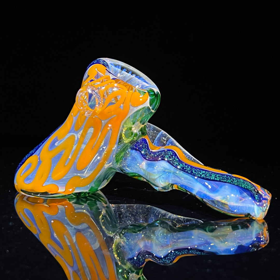 Horned Dichro Hammer Glass Pipe Jeff Cooper   