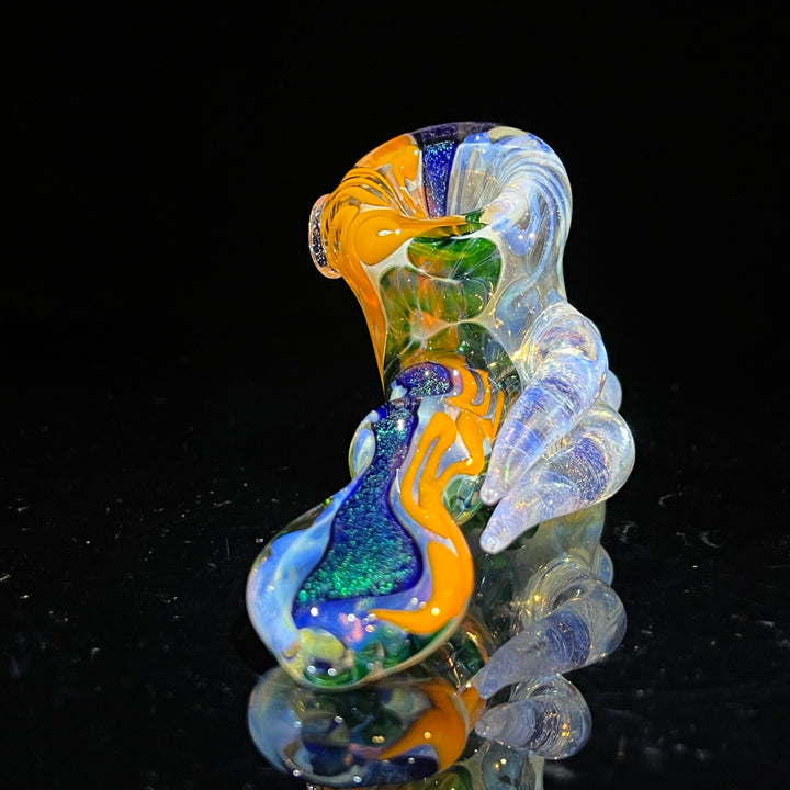 Horned Dichro Hammer Glass Pipe Jeff Cooper   