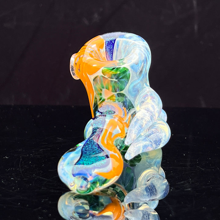 Horned Dichro Hammer Glass Pipe Jeff Cooper   