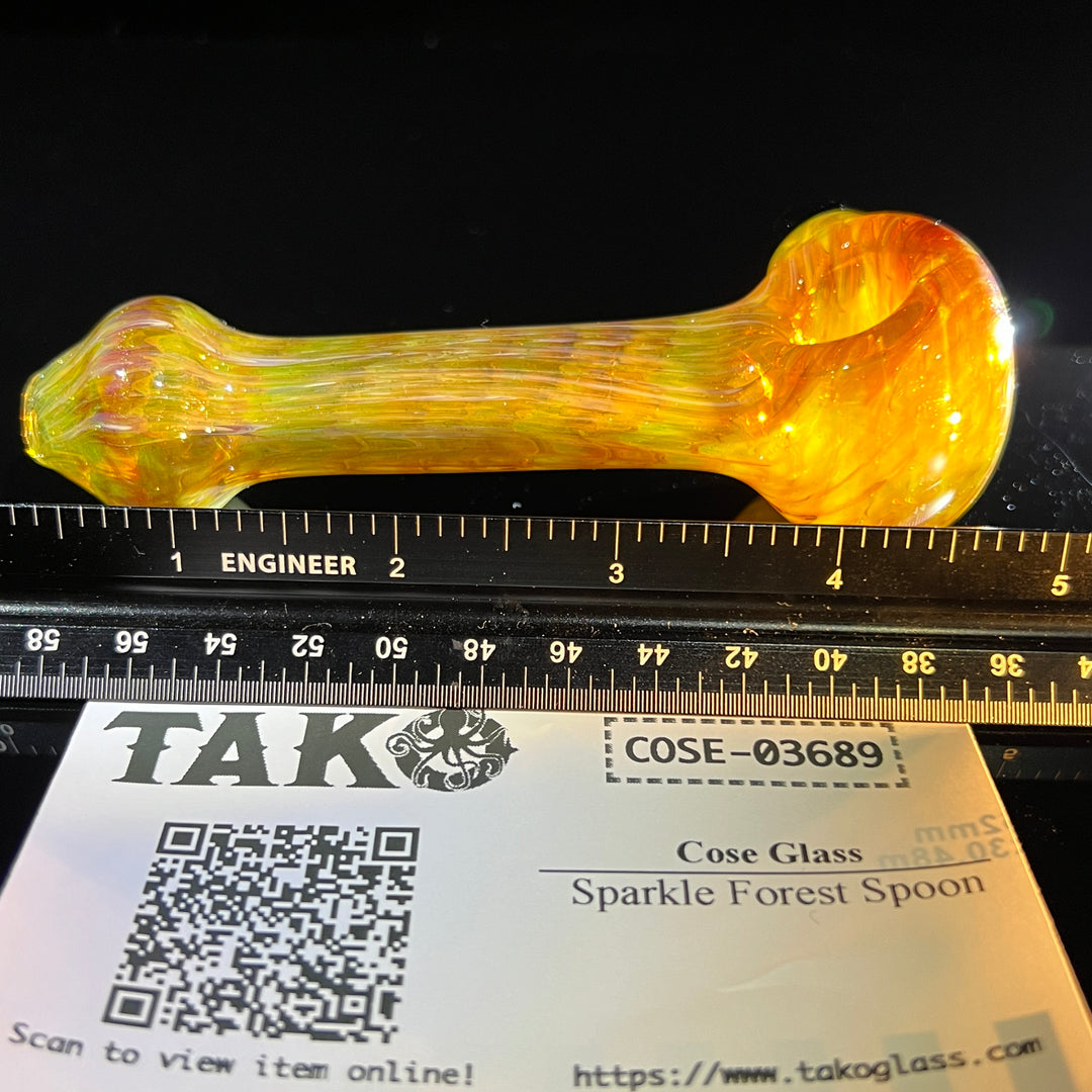 Sparkle Forest Spoon Glass Pipe Cose Glass   