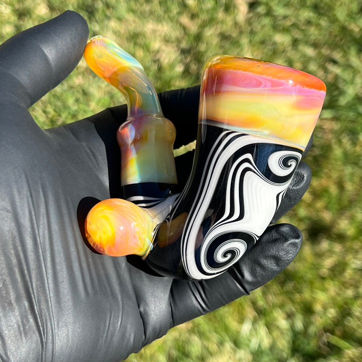 Heady Saxophone Sherlock 8 Glass Pipe Slob Glass   