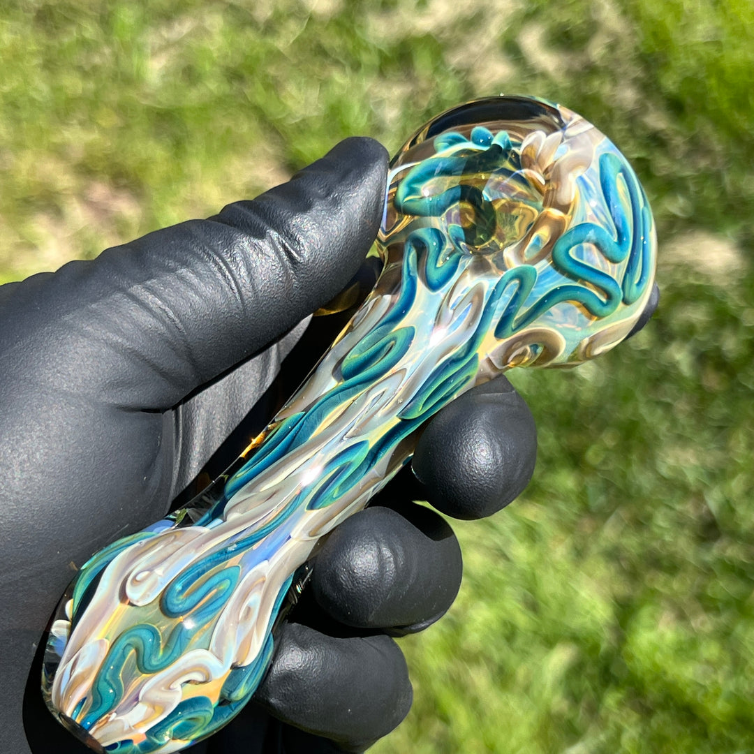 Super Chunky Inside Out Spoon 10 Glass Pipe Tiny Mike   