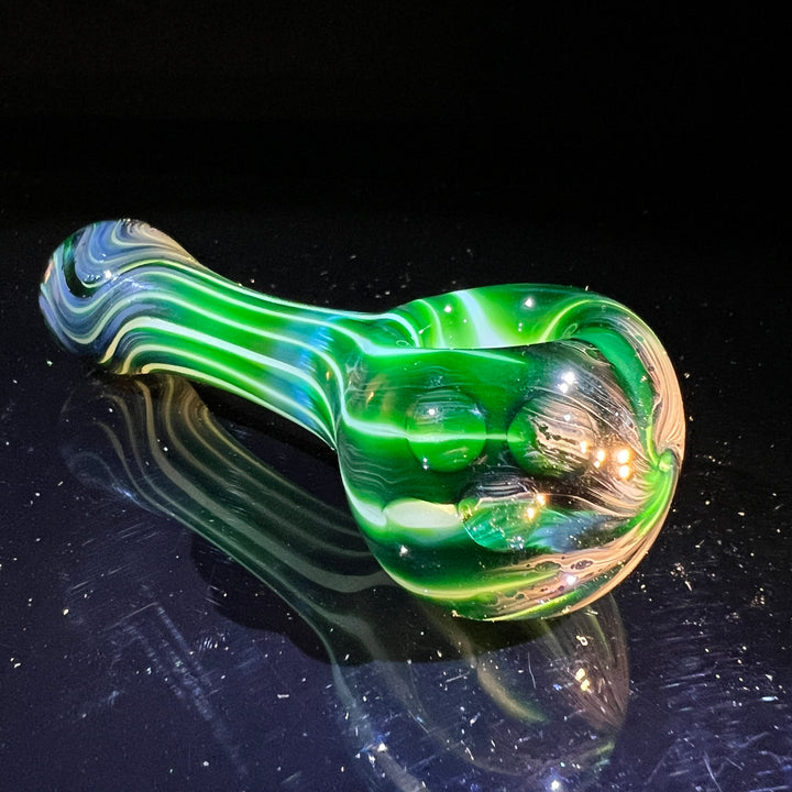 Experimental Green UV Pipe Glass Pipe Taggart Glass   