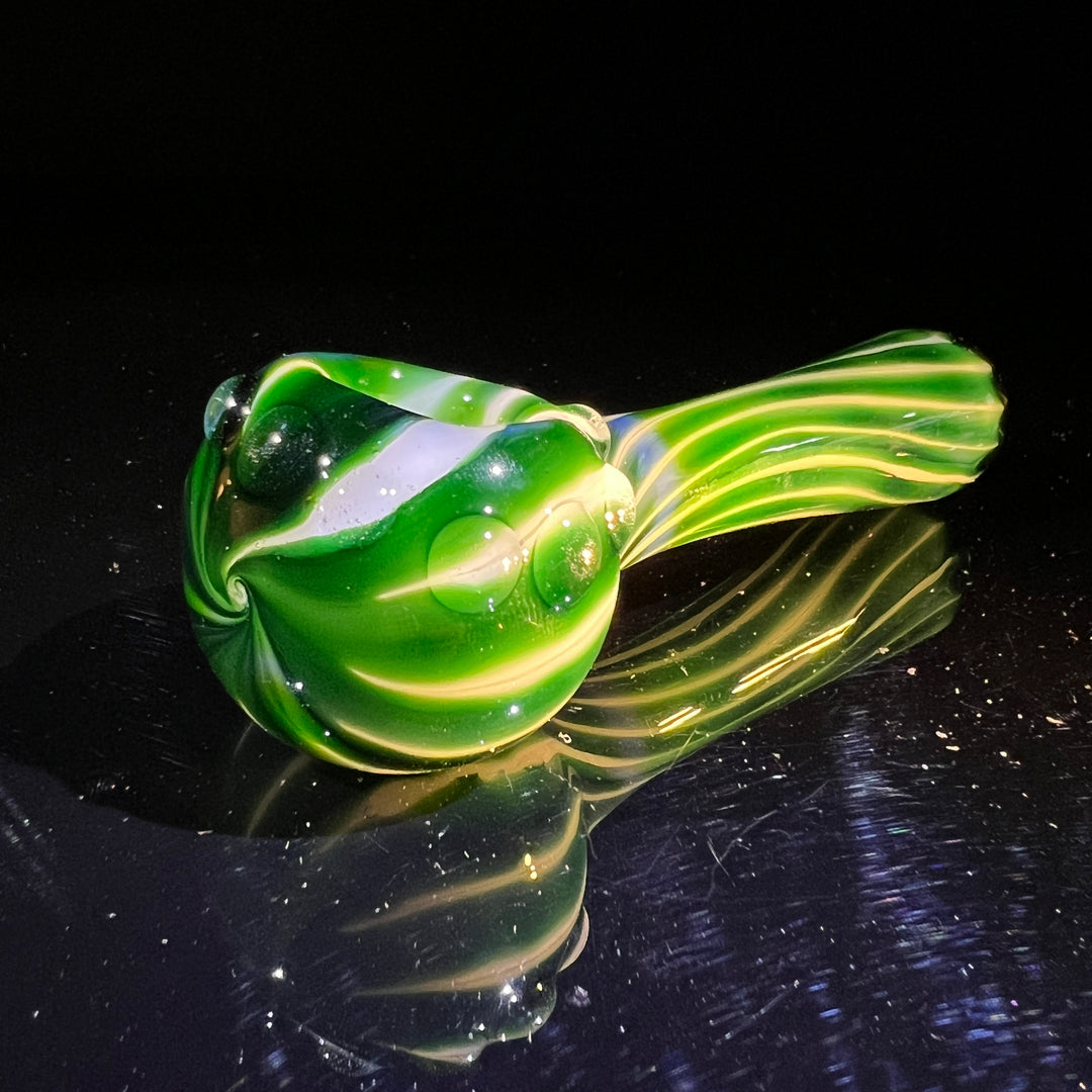 Experimental Green UV Pipe Glass Pipe Taggart Glass   