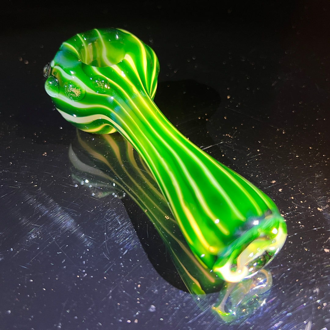 Experimental Green UV Pipe Glass Pipe Taggart Glass   