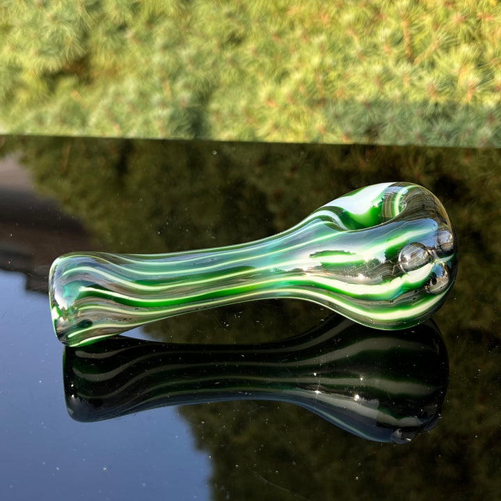 Experimental Green UV Pipe Glass Pipe Taggart Glass   