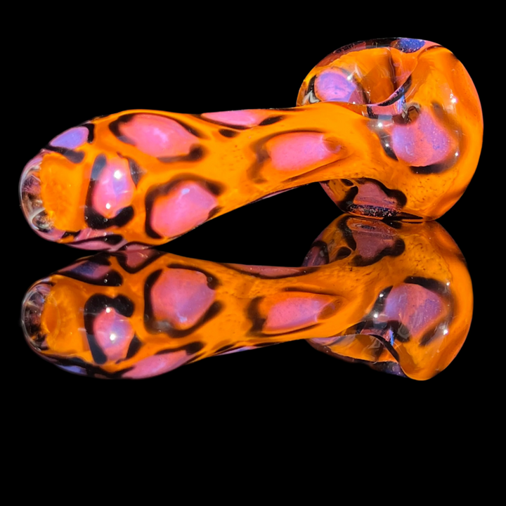Leopard Pipe Glass Pipe Beezy Glass   