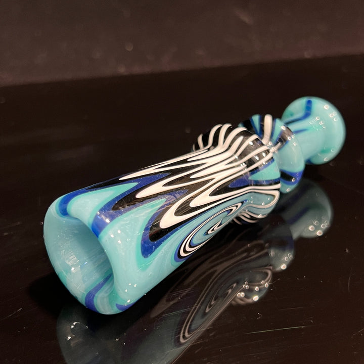 Water Reversal Chillum Glass Pipe TG   