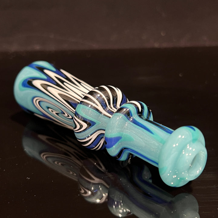 Water Reversal Chillum Glass Pipe TG   