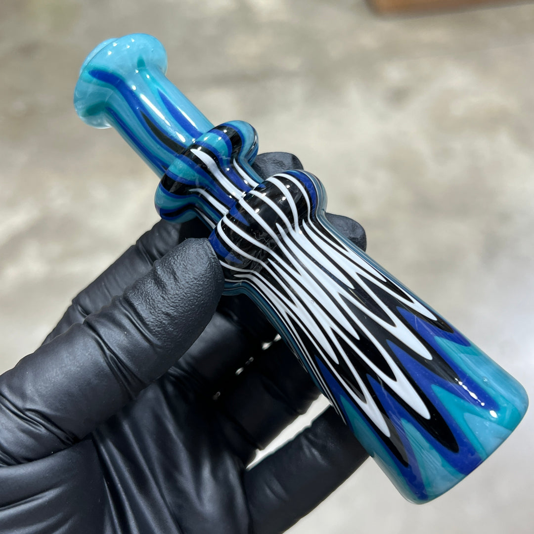 Water Reversal Chillum Glass Pipe TG   