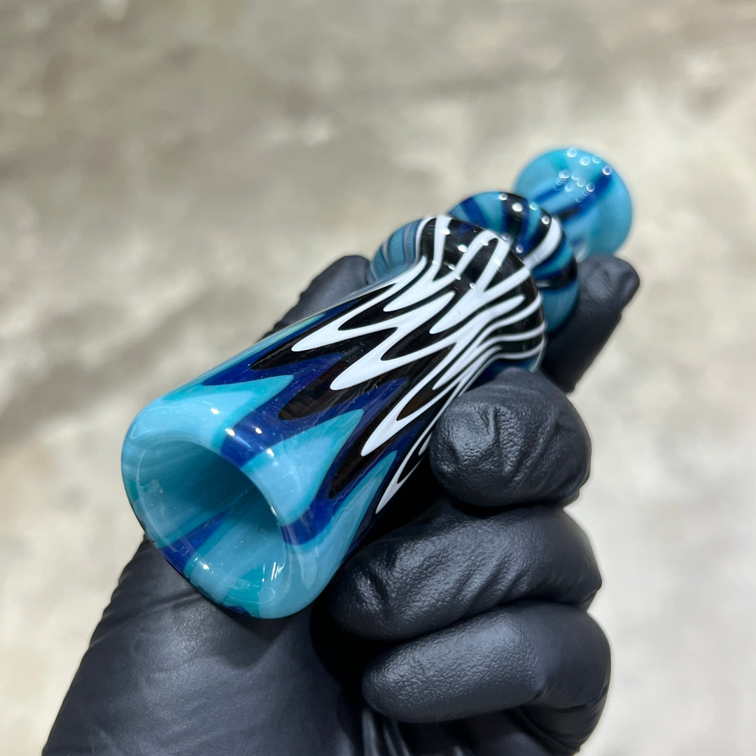 Water Reversal Chillum Glass Pipe TG   