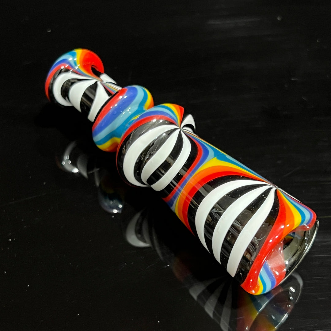 Heady Beachball Chillum 2 Glass Pipe TG   