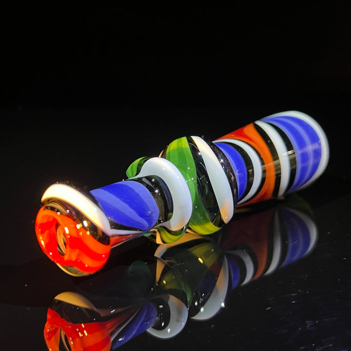 Heady Beachball Chillum 1 Glass Pipe TG   