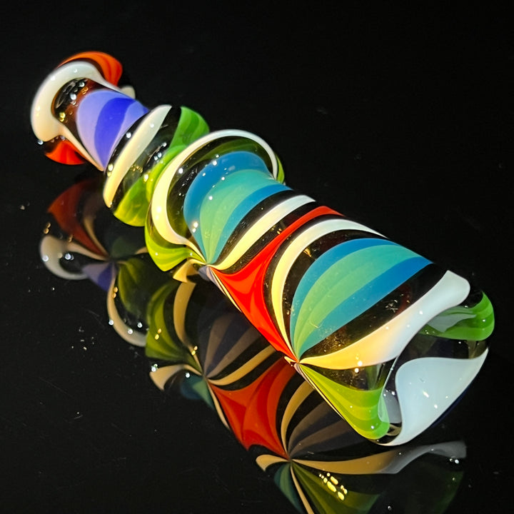 Heady Beachball Chillum 1 Glass Pipe TG   