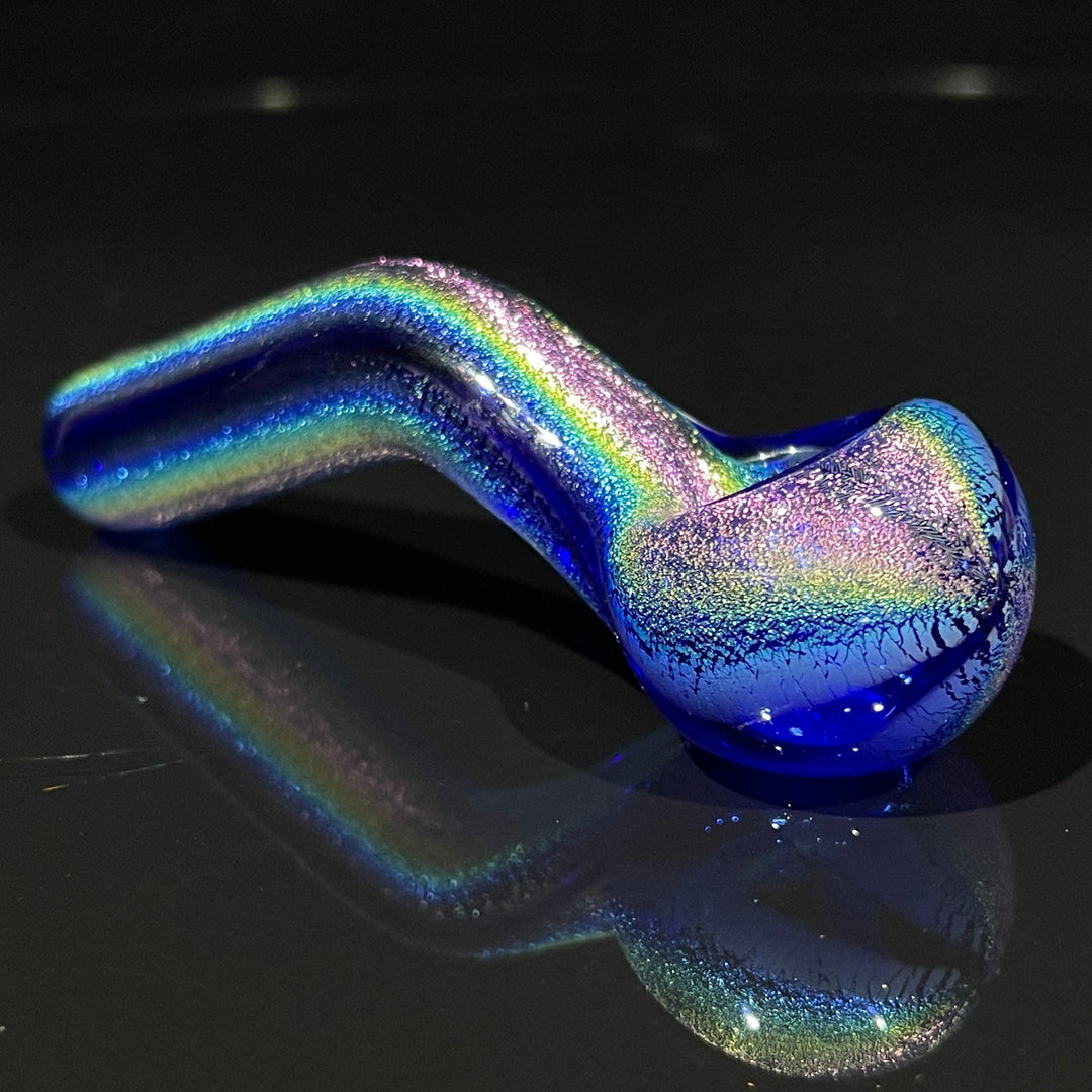 Lapis Lazuli Dichro Pocket Sherlock Glass Pipe Jellyfish Glass