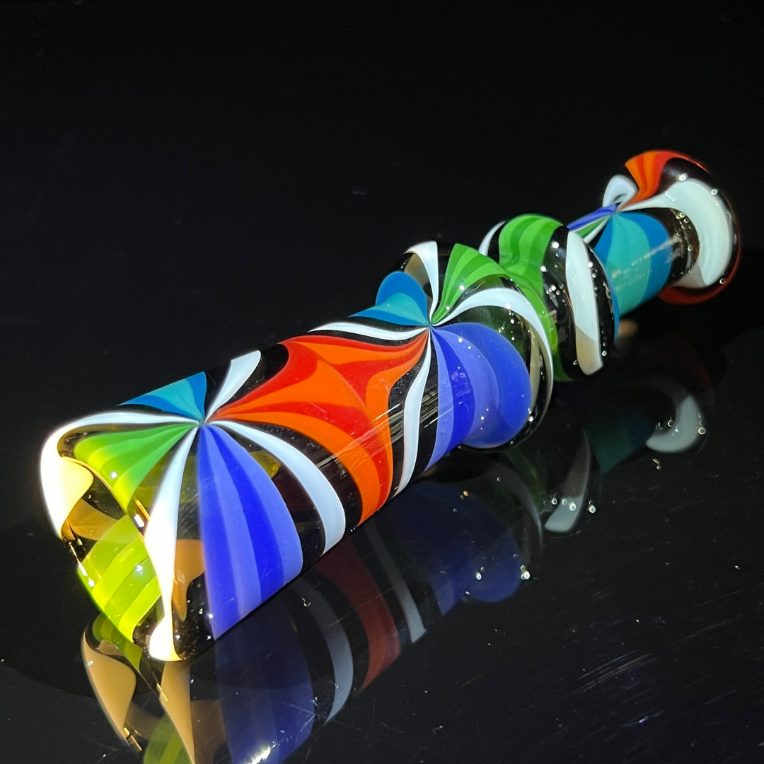 Heady Beachball Chillum 1 Glass Pipe TG   