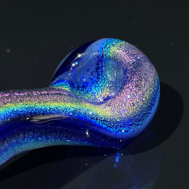 Lapis Lazuli Dichro Pocket Sherlock Glass Pipe Jellyfish Glass